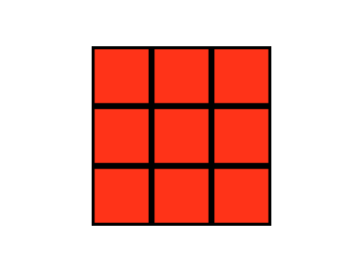 Rubik's Cube Side View